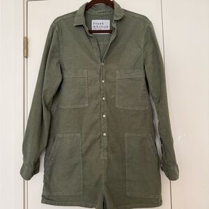 Frank & Eileen Sage Green Playsuit
